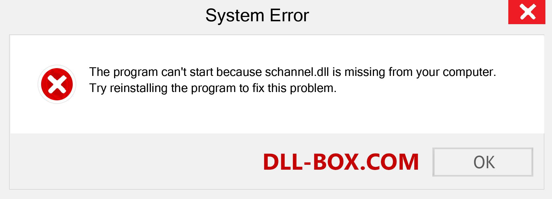  schannel.dll file is missing?. Download for Windows 7, 8, 10 - Fix  schannel dll Missing Error on Windows, photos, images